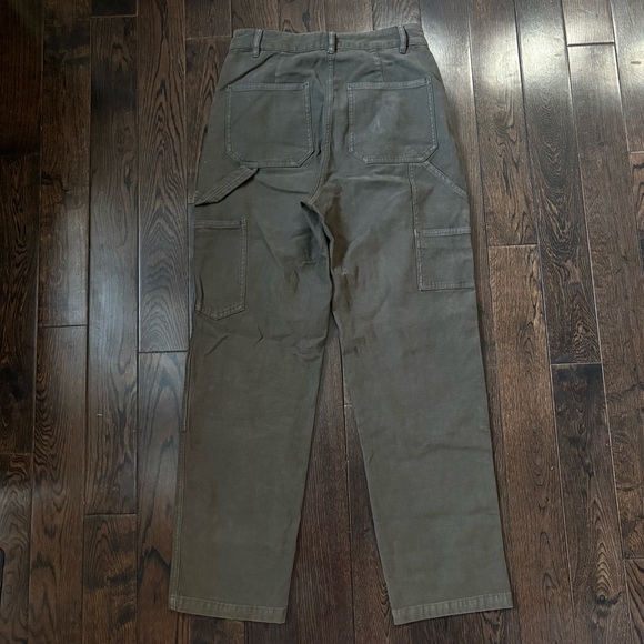 Aritzia Wilfred Free Olive Green Utility Pants - Picture 2 of 5